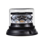 PROFI LED maják 12-24V 24x3W oranžový čirý133x110mm, ECE R65