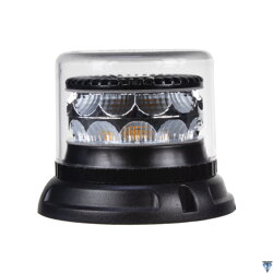 PROFI LED maják 12-24V 24x3W oranžový čirý133x110mm, ECE R65