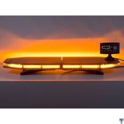 LED rampa 898mm, oranžová, 12-24V, 126 x 1W, ECE R65