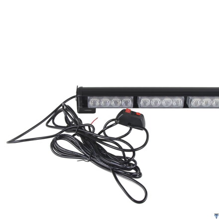 LED světelná alej, 32x 3W LED, oranžová 910mm, ECE R65