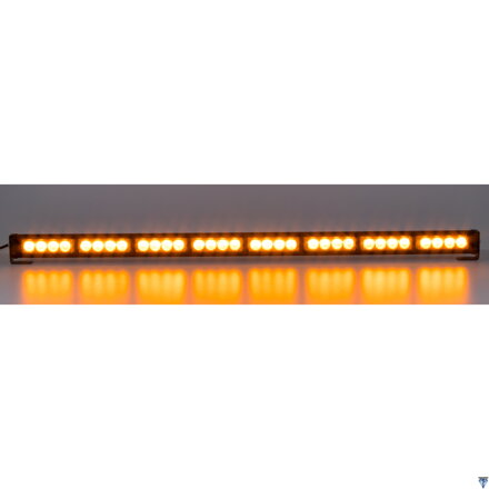 LED světelná alej, 32x 3W LED, oranžová 910mm, ECE R65